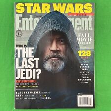 Entertainment Weekly August 2017 NM Star Wars Last Jedi Luke Skywalker Newsstand picture