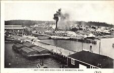 Vintage Postcard Navy Yard and Dock Bremerton WA Washington 1907           P-133 picture