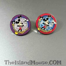 Rare Retired Disney WDW Mickey Merchantainment Cast Two Pin Set (U4:3647) picture