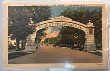 Square Deal Arch Johnson City NY Postcard -  picture