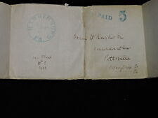 1848 STAMPLESS  LETTER ENV./COMBINATION FROM HARRISBURG, PA  picture