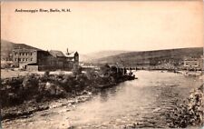 Vintage Postcard Androscoggin River Berlin NH New Hampshire Bridge         D-303 picture