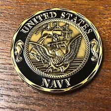 US Navy Shellback Challenge Coin With Plastic Stand picture