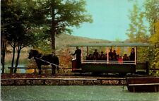Postcard Horse Car Otsego Lake Woodland Museum Cooperstown, New York NY picture