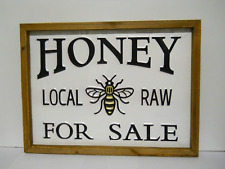 Vintage-Style Local Raw Honey For Sale Sign Hanna's Handiworks 16