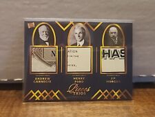 2022 Pieces of the Past Triple Relic ANDREW CARNEGIE, JP MORGAN, HENRY FORD picture