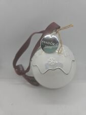 Pandora Limited Edition 2018 Christmas Holiday Porcelain Ornament Snowflakes picture