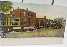 WORCESTER MA - Vernon Square Postcard - 1908 picture