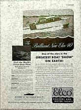 1947 Print Ad Elco 40 Cruiser Boats Motor Yachts Electric Co. Bayonne,NJ picture
