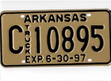 ARKANSAS 1997 license plate 