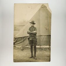 Camp St Raphael Soldier RPPC Postcard c1918 WW1 Var France Tent Real Photo A3206 picture