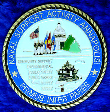 USN Naval Support Activity Annapolis Challenge Coin PT-9 picture