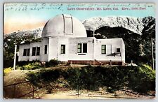 Postcard Lowe Observatory Mt Lowe California 1915 picture