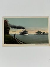 Postcard Str Tashmoo Entering St Clair Ship Canal 1901 Steamer Ship Boat 5495  picture