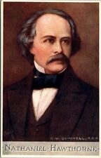 Nathaniel Hawthorne A/S C W Quinnell RBA Men of Letters Tucks 2701 postcard PQ3 picture