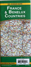 New FRANCE & BENELUX COUNTRY ROAD MAP  International EUROPE AAA/GM JOHNSON  2023 picture