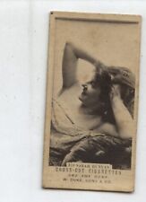 1880's N145-3 Cross Cut Cigarettes Actors & Actresses Sarah Bunyan #333 (100177) picture