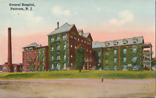 General Hospital-Paterson, New Jersey NJ-unposted antique postcard picture