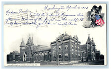 1902 National Museum Washington DC Dedham MA Antique PMC Postcard picture