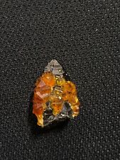 Brilliant Spessartine Garnet crystal on Smoky Quartz specimen China H2 picture