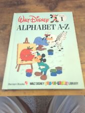 Walt Disney Alphabet A-Z Volume 1 Bantam Books Hardcover | Fun-To-Learn Library picture