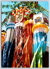 Japan Sendai Tanabata Festival Vintage Postcard Continental picture