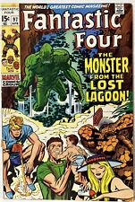 Fantastic Four #97  Monster from Lost Lagoon Jack Kirby Art Marvel 1970 FN picture