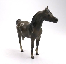 Vintage 1975 Breyer Horse Arabian Stallion Black Points Dapple Gray, Missing Leg picture