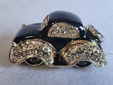 Vintage VW Bug Rhinestones & Gold Trim Jewelry Trinket Box # 2281285 NWT picture