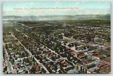 Pomona California~Aerial View Northwest @ 1800 Feet~Homes~Businesses~c1910 picture