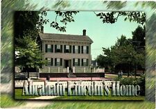 Vintage Postcard 4x6- Abraham Lincoln's Home, Springfield IL UnPost 1960-80s picture