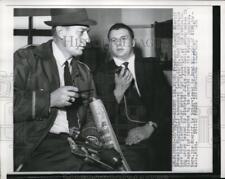 1960 Media Photo Albert Lea, MN Everette Stovern interviewing Brad Millard picture