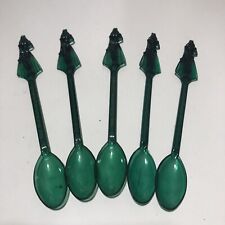 VTG Swizzle Stir Sticks Spoons Sexy Ladies Retro Drinks Green 5 Naughty Funny picture