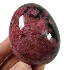 Rhodonite Crystal Polished Pebble 134 grams picture