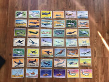Vintage 1952 Topps Wings Friend or Foe Airplane Trading Cards Lot OF 42 Card picture