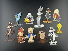 Vintage 1980’s 1990’s Looney Tunes Magnets.  Lot of 11.  2” - 4.5” picture