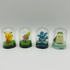 Vintage Pokemon Johto Capsule Dome figures Feraligatr Meganium Chikorita Pika picture