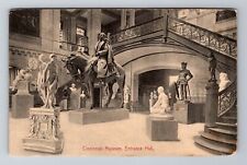 Cincinnati OH-Ohio, Museum Entrance Hall, Statues, Antique Vintage Postcard picture