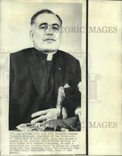 1969 Press Photo Father Theodore Hesburgh, President of University of Notre Dame picture