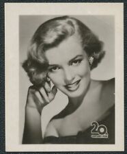 1950-51 LANGA RAMSERIEN MARILYN MONROE ROOKIE SWEDISH IDOLBID CARD #517 VG picture