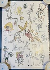 Bugs N' Friends Warner Bros Lithograph Virgil Ross Signed in Plate w Appraisal picture