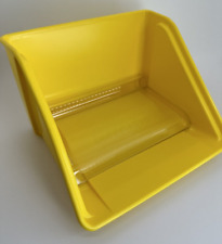 RETRO Tupperware Napkin Holder Vintage Yellow & Clear Diner Style #1789 NOS picture