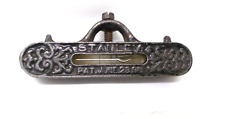 Antique Stanley String Pocket Level Pat. June 23, 1896 Ornate Cast Iron Tool picture