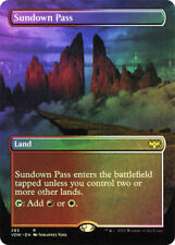 FOIL BORDERLESS Sundown Pass ~ Crimson Vow [ NearMint ] [ Magic MTG ] picture