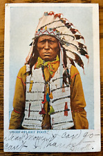 Chief Fleet Foot - Native American - 1906 Postmark picture