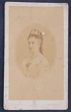 LE JEUNE: Comtesse de Paris CDV card photo Second Empire cabinet picture
