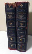 1927 SIGNED Theodor Herzl: A Biographical Study Book by Jacob HAAS #8 Of 340 LE picture