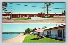 Traverse City MI-Michigan, The Reef Motel, Advertising, Vintage Postcard picture