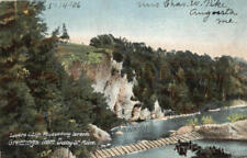 1906 Greetings From Bangor,ME Leighton Penobscot County Maine Postcard 1C stamp picture