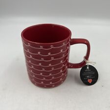 Global Design Ceramic 18oz Red Hearts Coffee Mug CC01B32001 picture